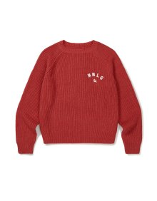 [Mmlg] BULKY HACHI KNIT (RED)