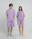 조스라운지(JO'S LOUNGE) (couple) Lavender Towel Short Pajama Set