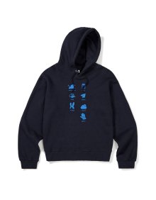 [Mmlg] BLUE IN THE WORLD HOOD (AUTHENTIC NAVY)