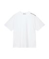 Shoulder Logo Slim T-shirt - White