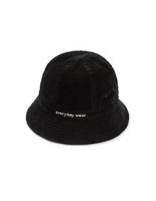 [Mmlg] CORDUROY BUCKET HAT (BLACK)