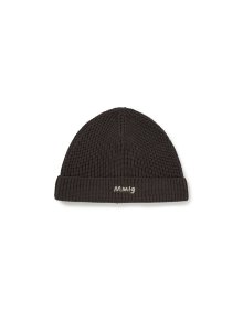 [Mmlg] EMBROIDERY KNITCAP (BROWN)