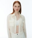 무디디(MUDIDI) Lace blouse 001 Ivory