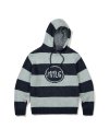 [Mmlg] STRIPE HOOD KNIT (GREEN)