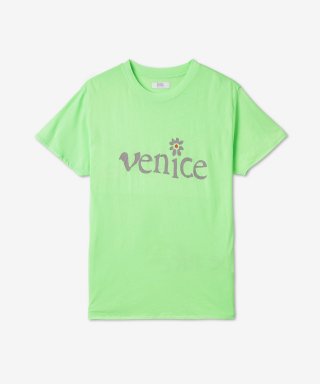 이알엘(ERL) 베니스 로고 반소매 티셔츠 - 그린 / ERL06T012GREEN