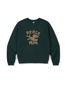 [Mmlg] PEACE MM SWEAT (DEEP GREEN)