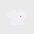 SMILE LOGO CROP TEE - VIVA MAGENTA 스마일로고 크롭 티 - 비바 마젠타