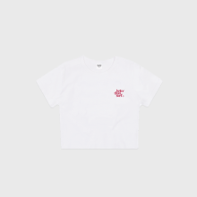 SMILE LOGO CROP TEE - VIVA MAGENTA 스마일로고 크롭 티 - 비바 마젠타