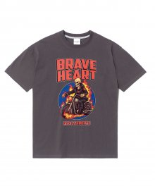 LS Brave Heart Tee (Charcoal)