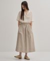 Fatigue Banded Skirt (Pale Khaki)