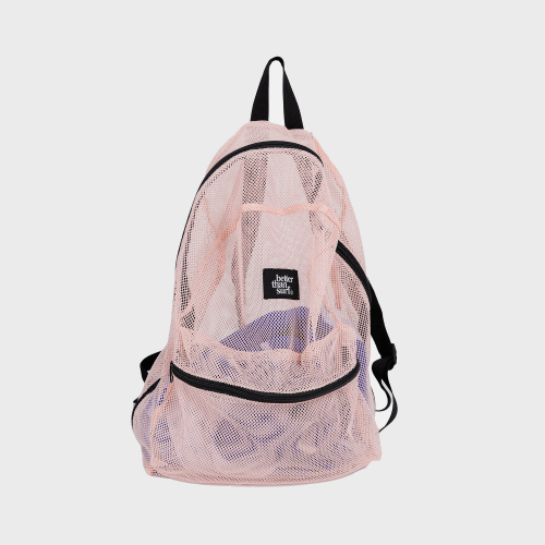 MESH BACKPACK PALE PINK