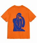 한량(HANRYANG) HR® 0024 hug short sleeved tshirt orange 반팔티