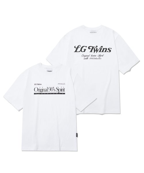 [LG트윈스] 쿨코튼 오리지널 90S 티셔츠_화이트
