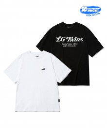 2PACK [LG트윈스] 쿨코튼 웨이브 로고 티셔츠