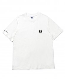 슬리브 포인트 티셔츠(WHITE)