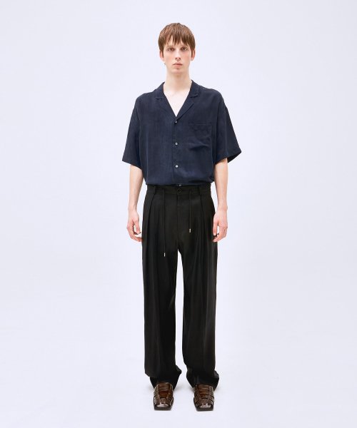 Black cheap linen capris