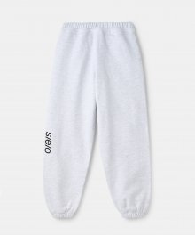 LOGO TRACK PANTS HEATHER GRAY