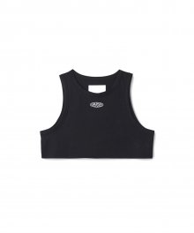 CROP TANK TOP BLACK