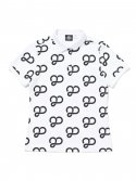 투에니스홀(20TH HOLE) 20심볼로고 패턴 요꼬 와이에리 여성 티셔츠[WHITE]