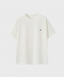 TAP 수피마 레귤러 하프 티셔츠 (화이트)