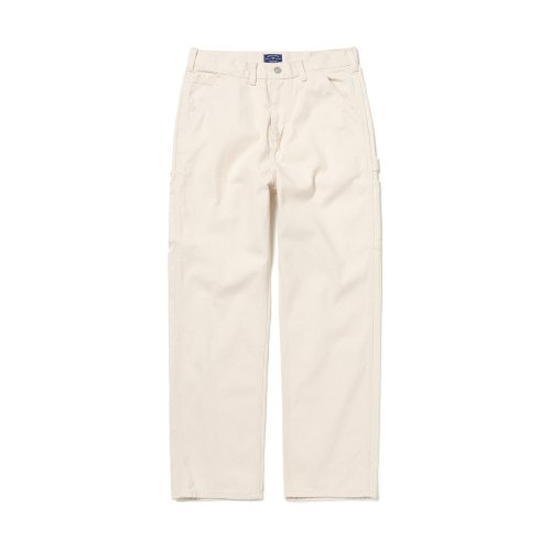 Широкие брюки-карпентеры LOT.037, Off-White, One Wash