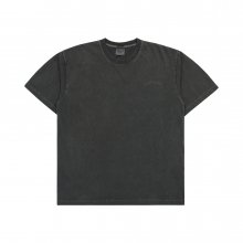 MIDDLE AGE LOGO PIGMENT WASHING SHORT SLEEVE T-SHIRT CHARCOAL