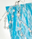 루바티(RUBATI) WHITE  Jellyfish Pearl EARRING [925silver]