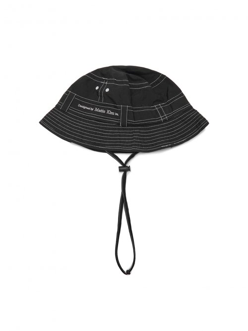 MUSINSA | マーティンキム MATIN STITCH SAFARI BUCKET HAT_BLACK