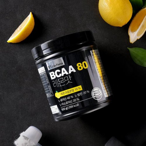 라이프포스(LIFEFORCE) 운동 중 근육 회복 BCAA 80 레몬맛 - 35,000 | 무신사 스토어