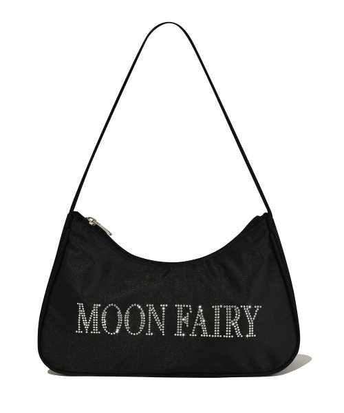♥ MOON FAIRY ♥MF GLITTER HOBO BAG 문페어리(MOON FAIRY) MF GLITTER HOBO BAG-BLACK - 사이즈