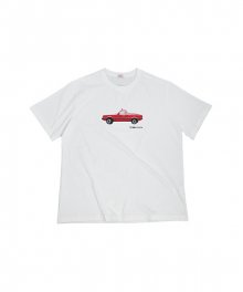 Gallery Red Car T-shirt_White
