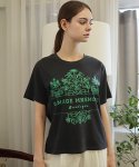 데미지니모닉(DAMAGE MNEMONIC) 보타닉 30수 피그먼트 차콜 티셔츠_ Botanic 30S Charcoal TS