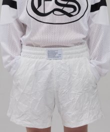 wrinkle boxing shorts(white)