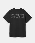 s/e/o LOGO TEE BLACK