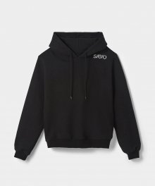 LOGO BASIC HOODIE BLACK