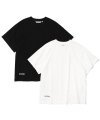 cooling 2-pack tee white/black