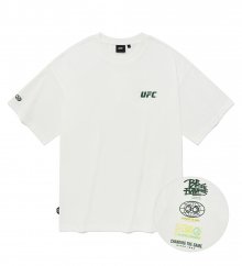 UFC 30주년 체인징 더 게임 오버핏 반팔 티셔츠 오프화이트 U2SSU2139OW