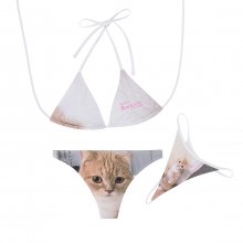 Cool Cat Bikini Set (CHEESE)