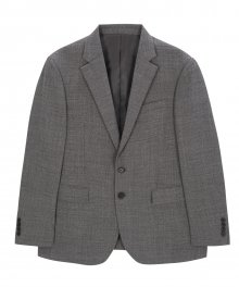 Standard Fit Summer Wool Blazer - Brown