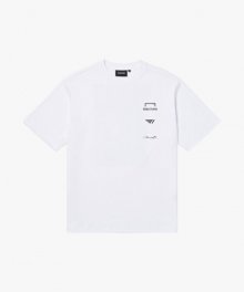 T1 ROMANTIC VACATION GRAPHIC TEE-FAKER-WHITE