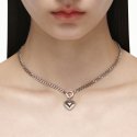 제이그레이슬렛(J.GRACELET) Metal Heart Necklace