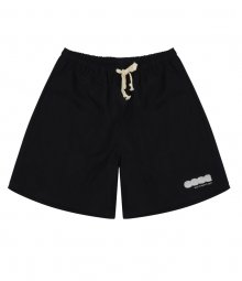 CCCC EMBROIDERED NYLON SHORTS(BLACK)