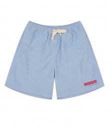 CCCC EMBROIDERED NYLON SHORTS(SKY BLUE)