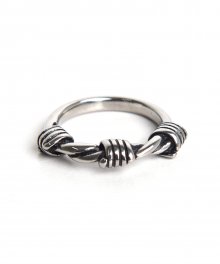 BAT405 [surgical steel]Wild Twisted & Knot Ring