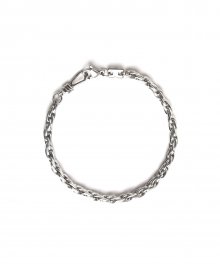 BAT307 [surgical steel]Rope link chain connecting Bracelet