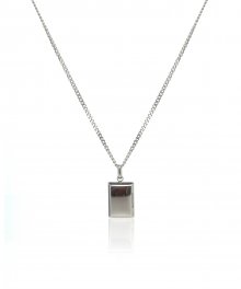 BAT203 [surgical steel]Edged board pendant Necklace