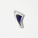 하카블랙스(HAKKABLACKS) Silver Surfing Surfboard Pendant (Blue Pin)