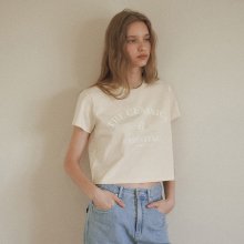 Pastel logo crop t-shirt