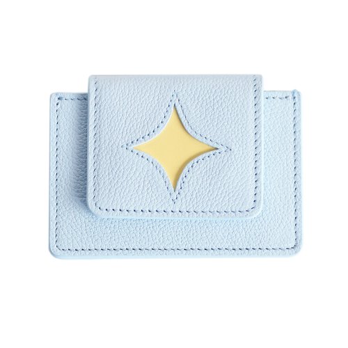 shape of wallet - жёлтый синий