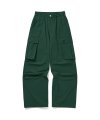 Needlepoint tuck cargo pants [ivy green]